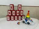 多美忆生日场景布置生日可乐贴纸生日道具氛围布置儿童派对装扮可乐贴 实拍图