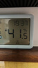 得力（deli）(deli)室内温湿度表 LCD电子温湿度计 婴儿房室内温湿度表 办公用品儿童礼物老人礼品蓝色 实拍图
