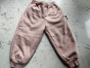 戴维贝拉（DAVE＆BELLA）童装秋冬女童裤子男童加绒裤儿童棉裤冬季运动裤宝宝保暖长裤冬裤 粉色DB4237140-N 100 cm（建议身高90-100cm） 实拍图