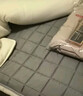 雅鹿·自由自在 A类床垫褥子可折叠双人床垫1.8x2米加厚铺底垫被 180x200cm 灰色 实拍图