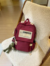 CALWAN KEODH书包初中生高中双肩包初中背包学生书包大学生15英寸电脑包大容量 【红色】实用高端品牌高颜值简约休闲通勤旅行小众百搭 实拍图