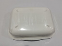美丽雅 肥皂盒 卫生间双层沥水香皂盒 浴室置物架收纳皂碟白色1只 实拍图