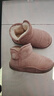 巴布豆童鞋冬季保暖儿童雪地鞋加绒加厚女童学步鞋116345039藕粉色26 实拍图