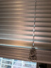 美尔耐免打孔百叶窗帘卧室卫生间浴室厕所防水铝合金厨房升降遮光帘6010 免钉【拉丝】银色 1平方米 实拍图