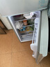 志高（CHIGO）小冰箱迷你小型家用冷藏冷冻两用宿舍出租房用双门办公室电冰箱节能省电 【一级能效】128L银色【三天约一度电】 实拍图