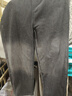 京峋牛仔裤男士秋冬季美式潮牌加绒直筒裤男生复古宽松阔腿休闲长裤子 A62黑灰色【常规款】 M 实拍图