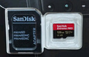闪迪（SanDisk）256GB TF(MicroSD)内存卡 4K极速金卡A2 V30 U3行车记录仪 运动相机无人机 监控存储卡 读190MB/s 实拍图