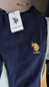 U.S. POLO ASSN.保罗卫裤男秋冬季休闲百搭运动裤男舒适长裤保暖裤子 藏青（平口）626A 3XL 185（160-175斤左右） 实拍图