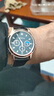 正品男士手表高档休闲石英表简约气质男表皮带高颜值罗马时尚腕表 黑色运动款 实拍图