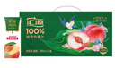 汇源100%桃混合果汁礼盒装果汁饮料200ml*12盒节日年货节送礼宴请 实拍图