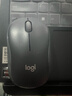 罗技（Logitech）M185鼠标 无线鼠标 办公鼠标 对称鼠标 黑色灰边 带无线2.4G接收器 实拍图