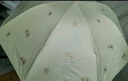 天堂 防紫外线晴雨伞三折 雨伞黑胶防晒太阳伞遮阳晴雨伞 鳄梨绿 实拍图