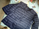 鸭鸭（YAYA）佟丽娅同款轻薄羽绒服男女同款短款休闲内胆薄款冬季保暖防寒外套 藏青色-YE3C700311Y 2XL 实拍图