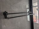 馨沛毛巾架 免打孔浴巾架卫生间浴室厕所挂架太空铝毛巾双杆置物架 实拍图