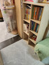 雅美乐书柜组合简易书架落地客厅卧室阳台储物收纳柜 七格柜松木色Y4382 实拍图