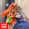 可爱疯狂动物城钥匙扣卡通朱迪公仔小挂件精致汽车包包钥匙链挂饰 朱迪+尼克 实拍图