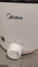 美的（Midea）电煮锅 宿舍小电锅 电蒸锅 学生寝室一体泡面小火锅电煮锅 多功能锅 电热锅 XZE1613 配蒸笼 1.7L 实拍图
