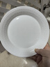 玛戈隆特 事事如意餐具纯白浮雕骨瓷餐具餐盘整套散件组合 21.5CM*4CM汤盘 1头 实拍图