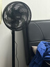 美的（Midea）【超级单品】七叶轻音立式电风扇家用柔风落地扇台式桌面小型风扇大风量节能摇头宿舍电扇 SAF30AB 实拍图