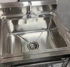 商用不锈钢水槽单双三水槽池洗菜盆洗碗消毒池食堂厨房家用 单池50X50X80cm06厚 实拍图