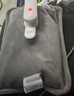 彩虹热水袋暖手宝充电暖宝宝暖水袋注水暖手袋热敷暖肚子暖脚 灰色 实拍图