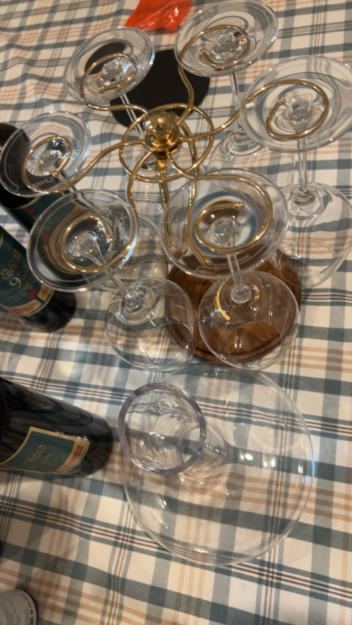 启尔（Cheer）红酒杯水晶玻璃高脚杯11件酒具葡萄酒杯醒酒器开瓶器酒塞礼盒套装 实拍图