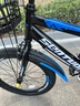 百士盾儿童自行车山地单车6-16岁以上学生减震双碟刹越野中小男女孩赛车 旗舰版单速【辐条轮】黑蓝色 20寸丨适身高125-145丨 实拍图