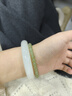 净心石和田玉手镯青白玉女款平安镯内径约57-58mm 实拍图