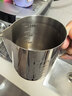 CLITON咖啡拉花杯鹰嘴意式拉花缸 304不锈钢打奶泡杯带刻度打奶缸350ml  实拍图