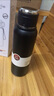 慕馨（moosen）保温杯男大容量水杯316不锈钢茶水分离泡茶杯子带滤网壶定制刻字 黑1500ML杯套杯刷+茶水分离 实拍图