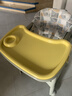 HUAERLE宝宝餐椅家用同款肯德基婴儿餐椅可调高度吃饭餐桌多功能学坐椅子 豪华款【黄色餐盘+坐垫+轮子】 实拍图