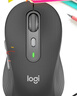 罗技（Logitech）M750M 通用版鼠标 无线蓝牙鼠标 静音鼠标 智能鼠标 对称鼠标 黑色 带Logi Bolt USB接收器 实拍图