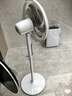 美的（Midea）电风扇 家用风扇落地扇 立式轻音节能强风电扇 宿舍降温循环柔风自然风桌面办公室卧室客厅家用 【白色遥控+按键】强风35BR 实拍图