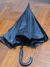 天堂 防紫外线晴雨伞长柄 半自动超大10骨加固商务伞 黑色 实拍图