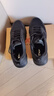 特步男鞋跑步鞋新款冬季厚底旅游透气轻便皮网面休闲运动鞋慢跑鞋子男 黑色 42 实拍图