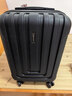 威戈行李箱20英寸拉杆箱登机箱万向轮商务旅行箱密码箱黑色 实拍图