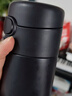 米家 保温杯 316不锈钢水杯 男女士杯子 大容量茶杯便携 350ml黑色 实拍图