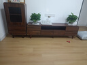 富凯上诺实木电视柜客厅家用茶几小型现代简约新中式胡桃色卧室电视机柜 【实木胡桃色】电视柜160CM+边柜 实拍图