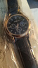 【网红爆款】商务腕表石英运动表休闲皮带男女手表 黑色 实拍图