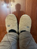 洁丽雅毛绒棉拖鞋秋冬加厚软底男女保暖加绒棉拖鞋浅咖 42/43 实拍图