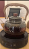 高茗玻璃煮茶壶煮茶器新款中式耐高温烧水提梁壶家用大功率电陶炉套装 【煮茶套装】墨香壶+唐戈炉 实拍图