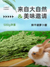 喜帅 烘干胡萝卜缨幼兔粮牧草垂耳兔粮干草龙猫豚鼠饲料500g净重/箱 实拍图