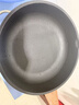 炊大皇炒锅平底锅煎锅耐磨易洁牛排煎蛋不粘深煎锅28cm电磁炉通用B50144 实拍图