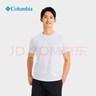 Columbia邓刚同款哥伦比亚春夏男女吸湿UPF50防晒运动旅行短袖T恤AE0805 100(男女同款) M (175/96A) 实拍图