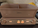 美的（Midea）电火锅钛陶0氟多功能锅不锈钢蒸锅鸳鸯火锅专用锅超薄速沸多功能一体电锅煎烤料理锅DLS332266S 实拍图