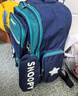 史努比（SNOOPY）小学生书包轻便儿童护脊减负双肩包痛包 四到六年级 宝蓝绿大号 实拍图