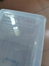 禧天龙塑料衣物收纳箱玩具整理箱车载储物箱55L 透明 1个装 带轮 实拍图