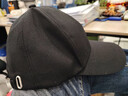 【热巴同款】加大棒球帽帽子男女大头围显脸小春夏字母百搭棒球帽 侧标-黑色 实拍图