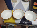 陶瓷碗家用喜庆乔迁新居碗碟餐具套装岁月静好饭碗 岁月静好3碗 实拍图