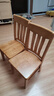 岳虎 免安装整装全实木椅子家用靠背椅餐厅简约饭店木椅子实木餐椅 18款茶色(不用安装，整装发货) 全实木款 实拍图